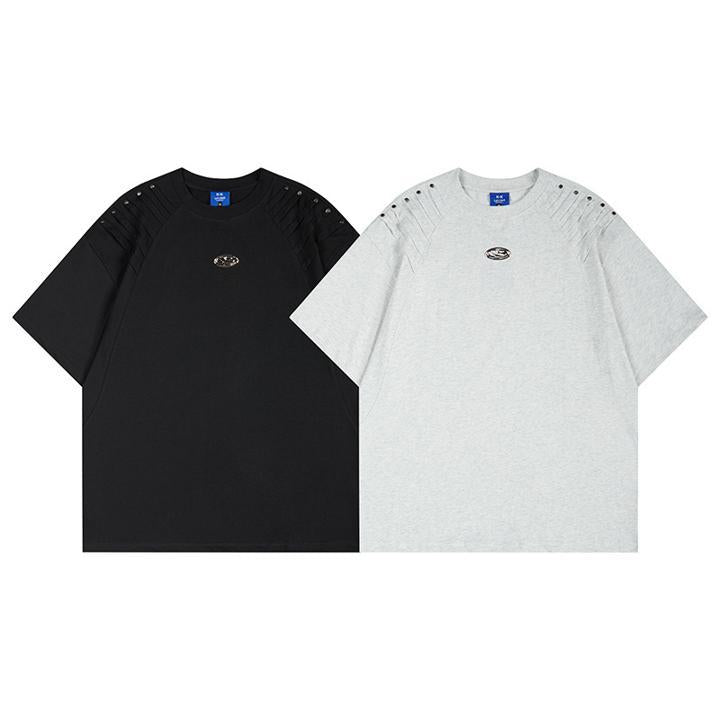 Distressed Urban Shoulder-Detail Tee