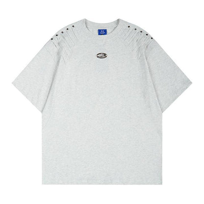 Distressed Urban Shoulder-Detail Tee