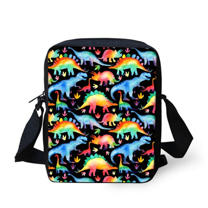 Kids 3D Graphic Dinosaur Orthopedic School Backpack