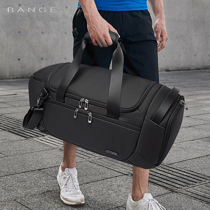 BANGE Executive Dry/Wet & Shoe Compartment Travel Duffel