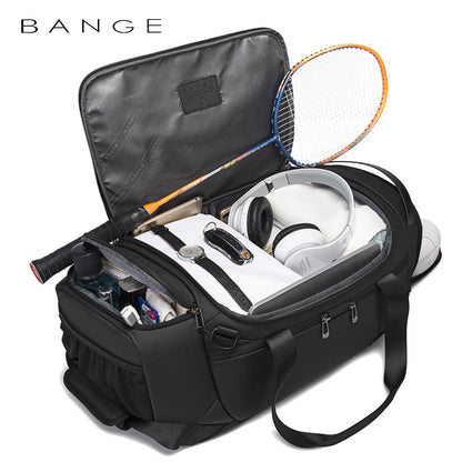 BANGE Executive Dry/Wet & Shoe Compartment Travel Duffel