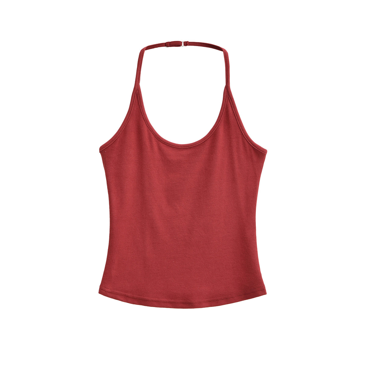 Seamless Halter Neck Athletic Crop Tank