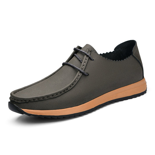 Men's Retro Breathable Moc-Toe Casual Loafers