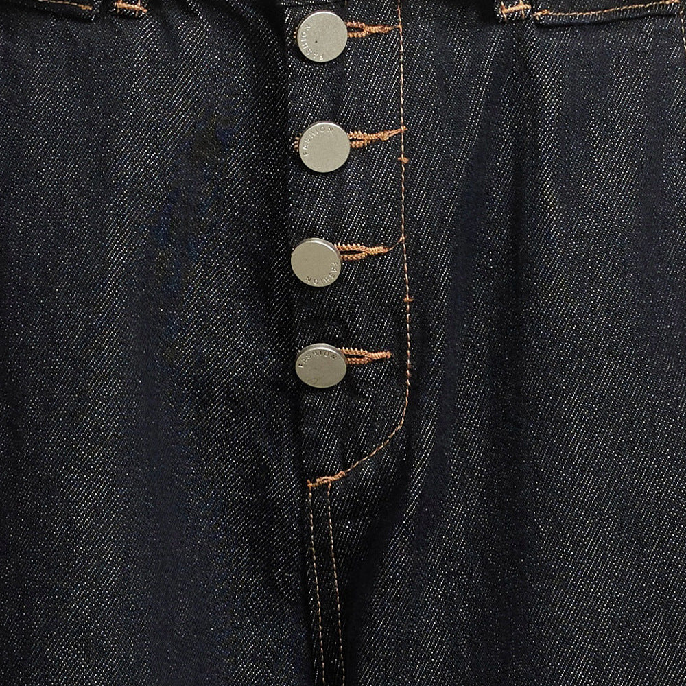 Vintage High-Waisted Wide Leg Barrel Denim Jeans
