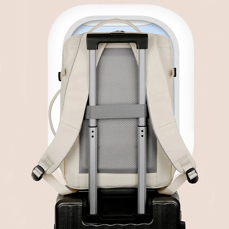 Multi-Compartment USB Charging Business & Travel Backpack