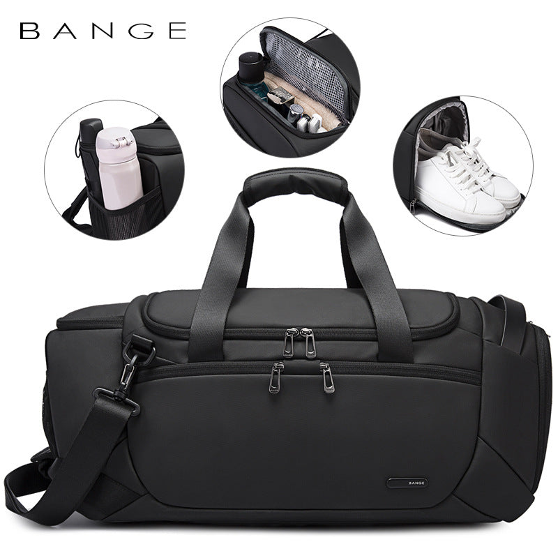 BANGE Executive Dry/Wet & Shoe Compartment Travel Duffel