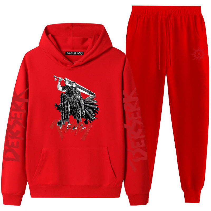 Guts Dark Swordsman Anime Graphic Hoodie & Sweatpants Set