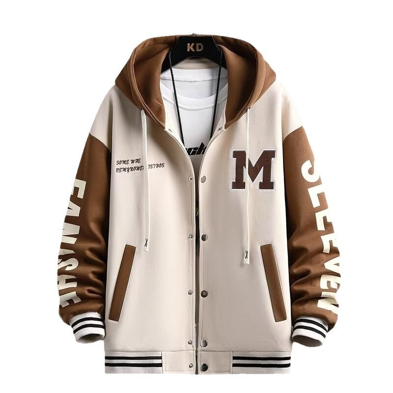 Urban Contrast Heavyweight Varsity Hoodie