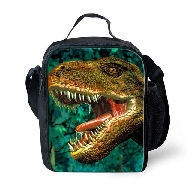 Kids 3D Graphic Dinosaur Orthopedic School Backpack