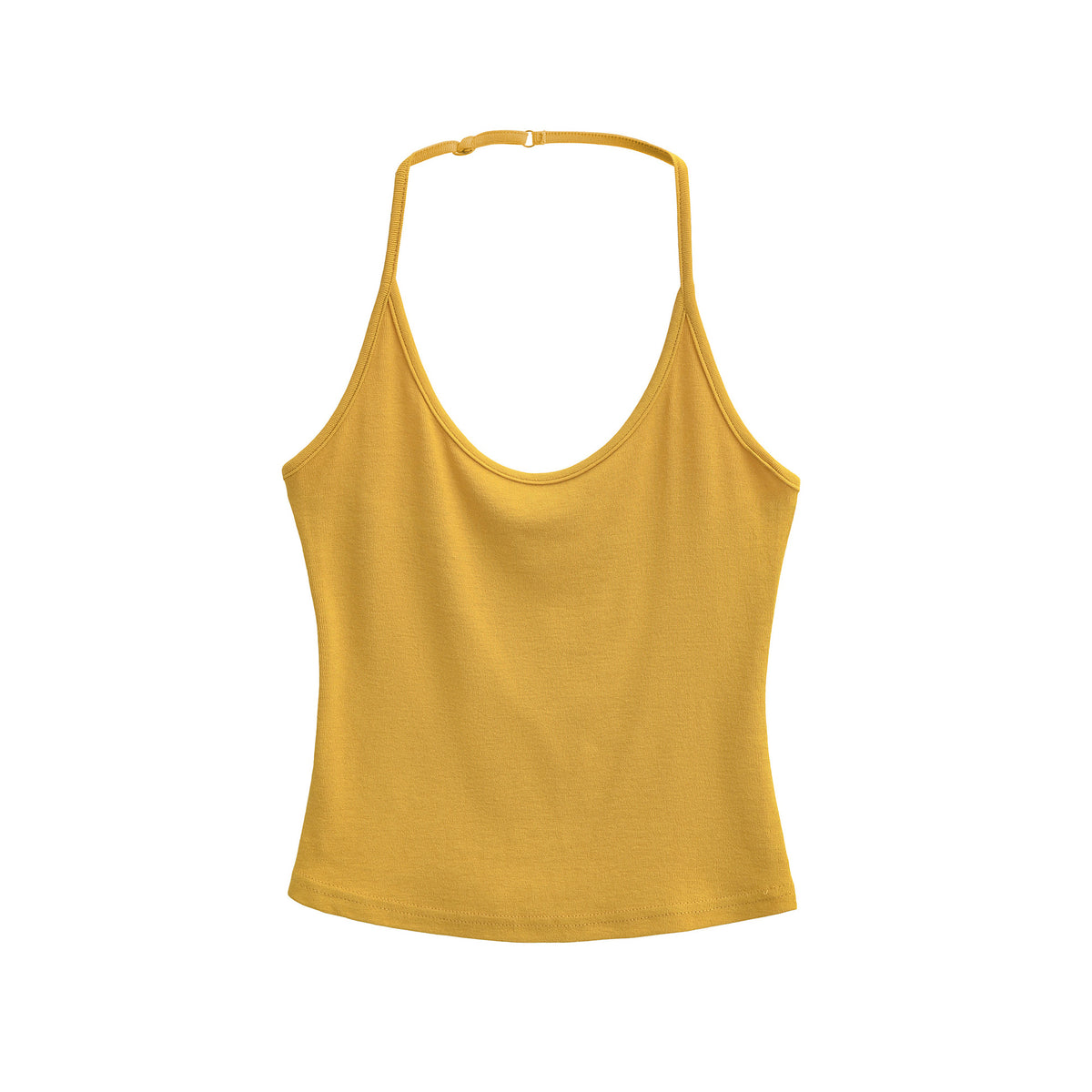 Seamless Halter Neck Athletic Crop Tank