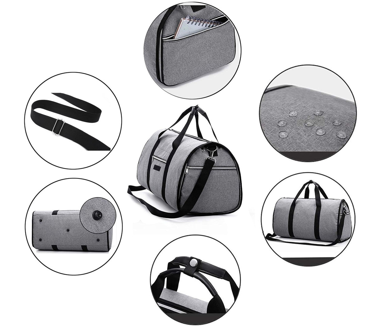 Executive 2-in-1 Convertible Suit & Garment Duffel Bag