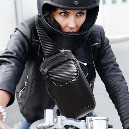 Anti-Theft Hard Shell Sling Bag with USB Port