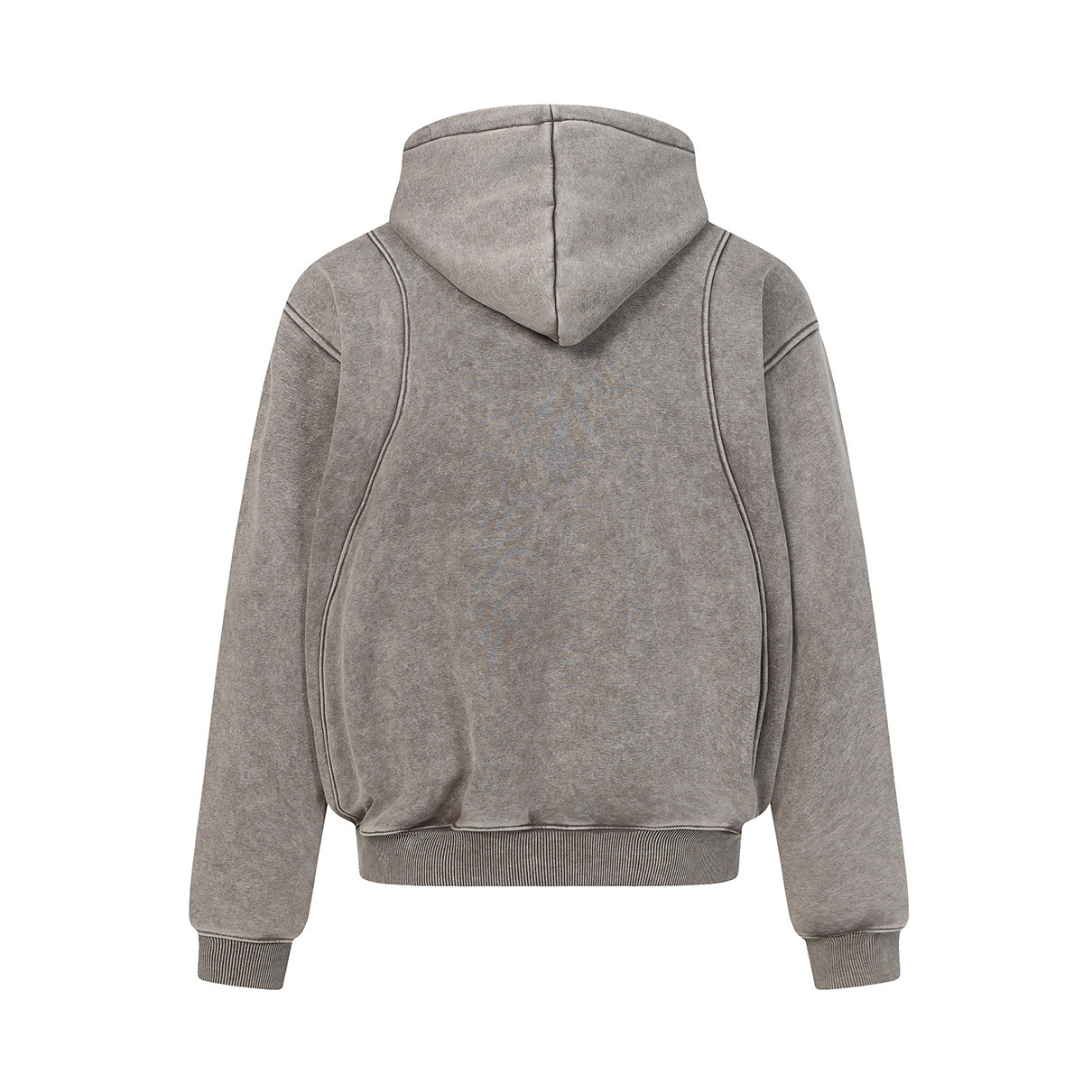 Vintage Acid-Wash Heavyweight Boxy Hoodie