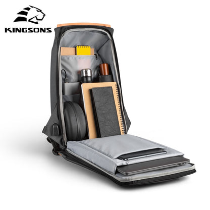 Kingsons Anti-Theft Waterproof Laptop Backpack with USB Port