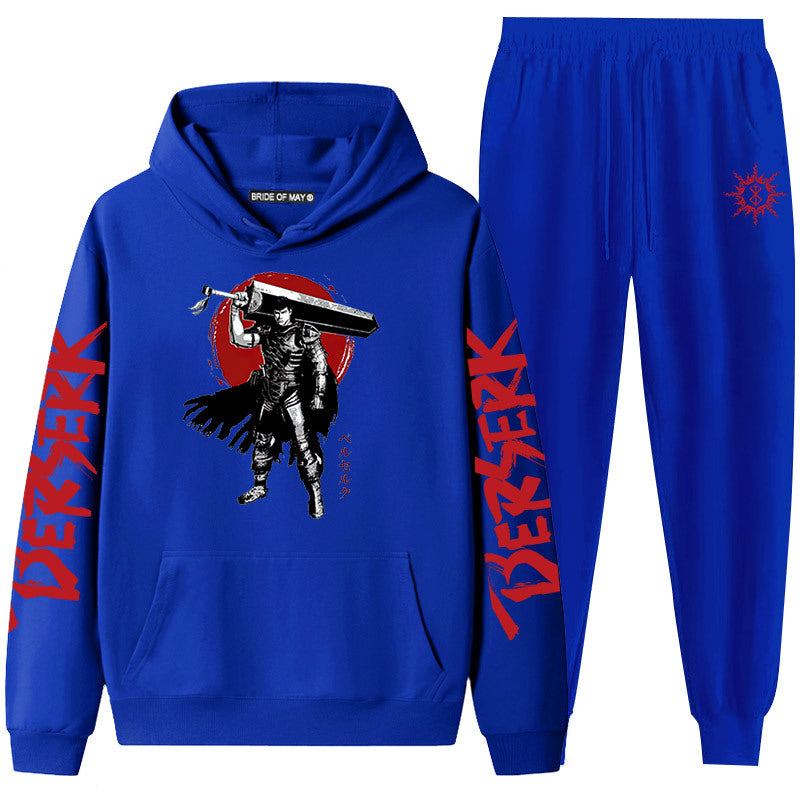 Guts Dark Swordsman Anime Graphic Hoodie & Sweatpants Set