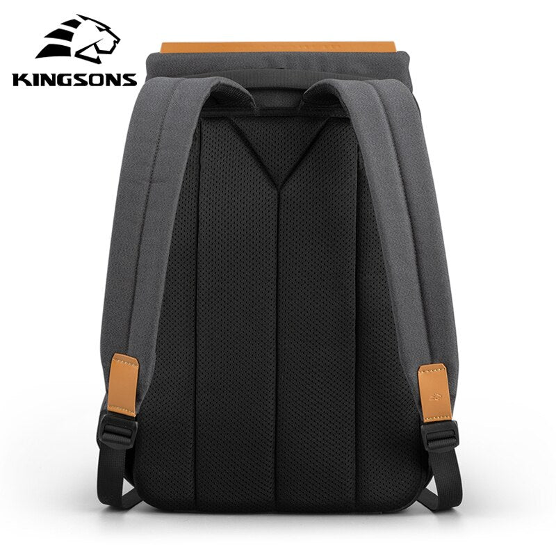 Kingsons Anti-Theft Waterproof Laptop Backpack with USB Port