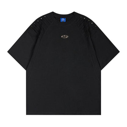 Distressed Urban Shoulder-Detail Tee
