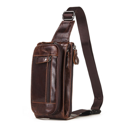 Retro First-Layer Genuine Leather Fanny Pack
